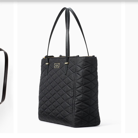 Black quilted Kate Spade purse! - Picture 2 of 7